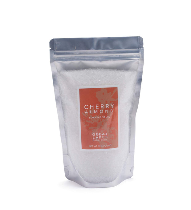 Cherry Almond Soaking Salts - Great Lakes Bath & Body