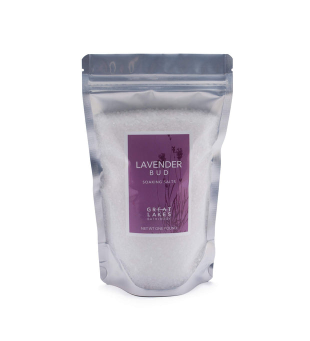 Lavender Bud Soaking Salts - Great Lakes Bath & Body